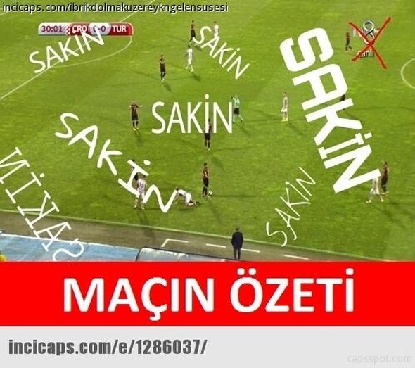 Hırvatistan-Türkiye maçı capsleri! 11