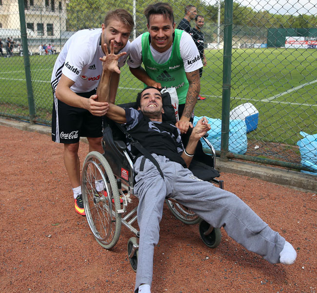 Beşiktaş idmanında gerginlik! 10