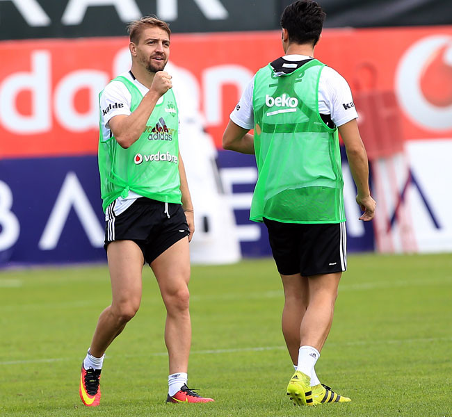 Beşiktaş idmanında gerginlik! 9