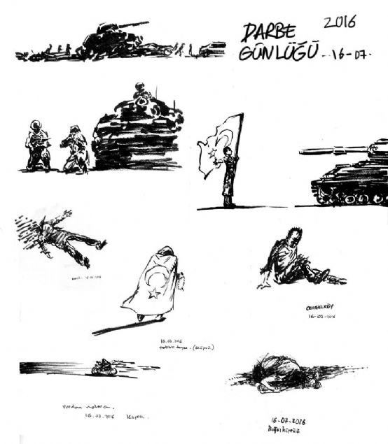 15 Temmuz destanı çizgilerle yeniden can buldu 6