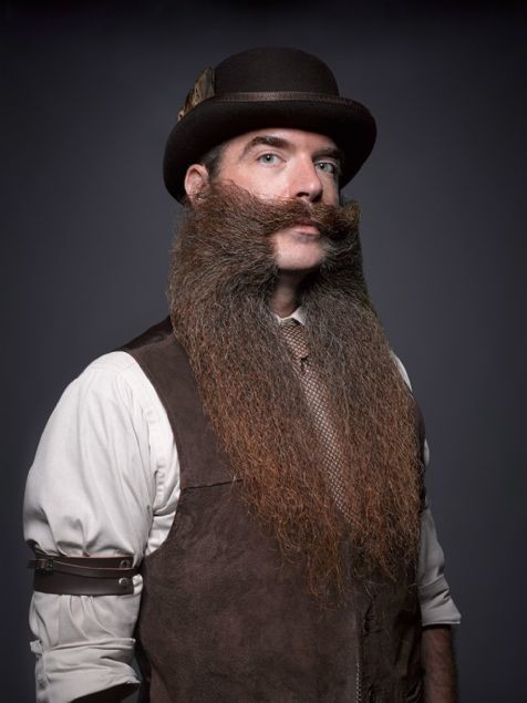 En iyi sakal ve bıyık için yarıştılar 2