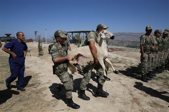 Suriye sınırındaki askere bayram sürprizi 15