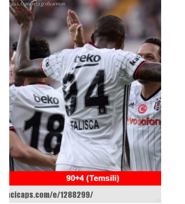 Benfica Beşiktaş maçı capsleri 5