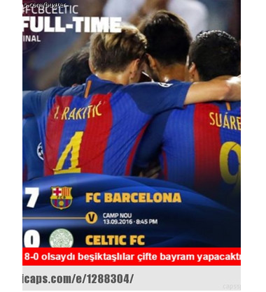 Benfica Beşiktaş maçı capsleri 6