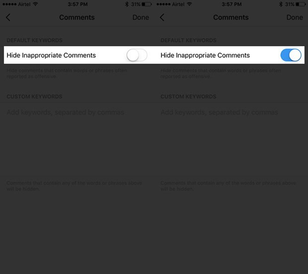 Instagram'da istenmeyen yorumlar nasıl engellenir? 5