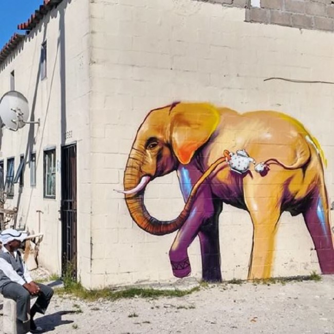 Afrika’nın renkli filleri 11