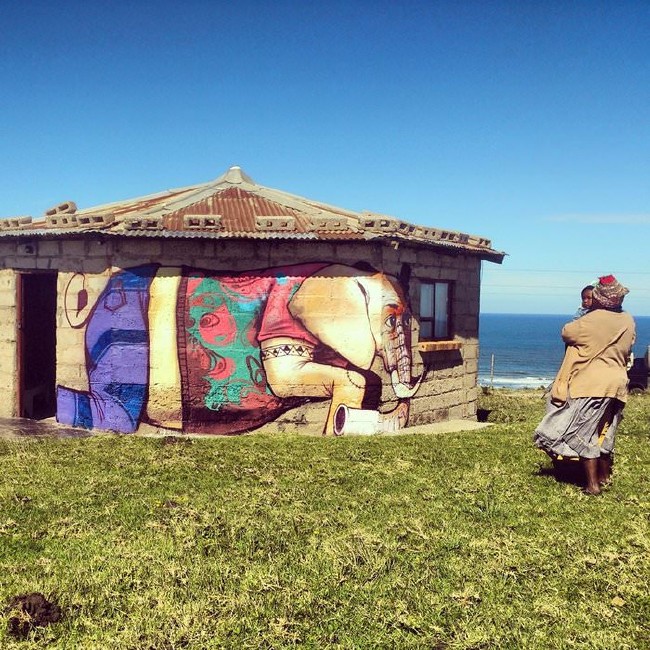 Afrika’nın renkli filleri 19