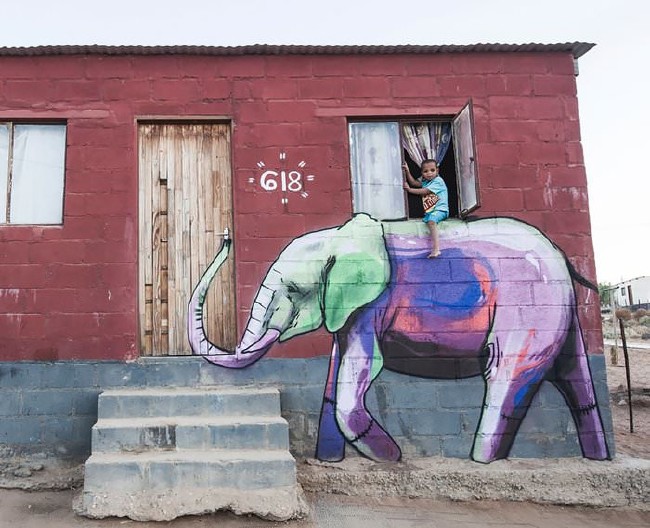 Afrika’nın renkli filleri 26