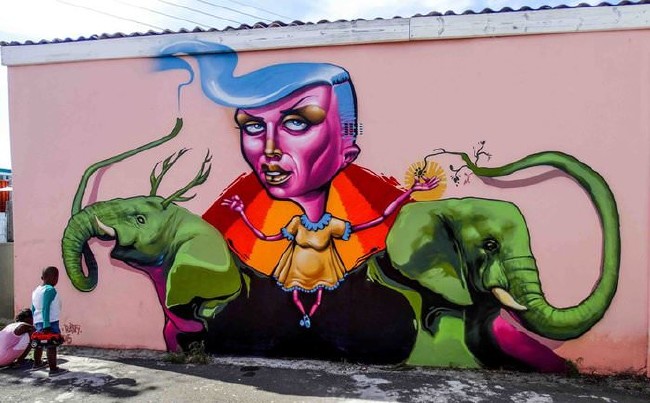 Afrika’nın renkli filleri 3