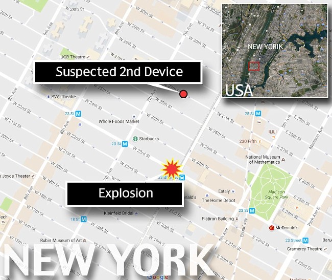 New York'ta patlama meydana geldi 9