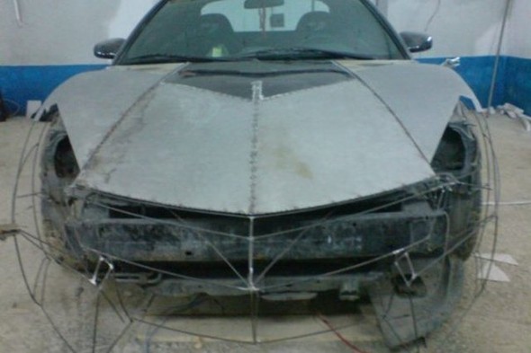 Kendi garajında kendi Lamborghini'sini yaptı 2