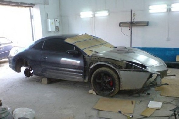 Kendi garajında kendi Lamborghini'sini yaptı 9