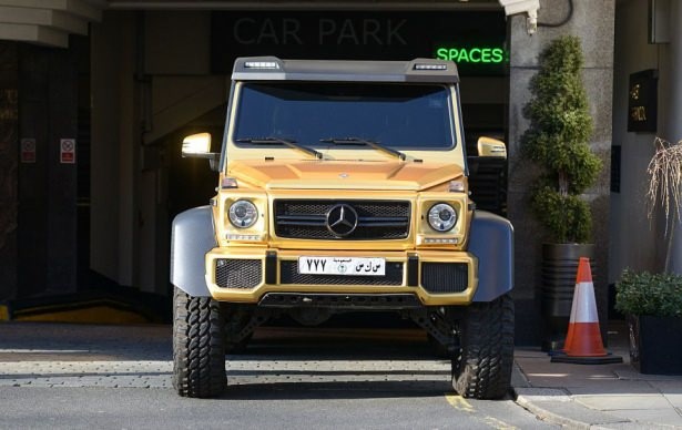 Lükste sınır tanımayan Suudilerin altın kaplamalı araçları 10