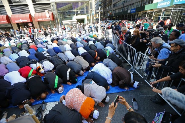 New York sokaklarında 'Allah ve ülke için' yürüyüşü 11