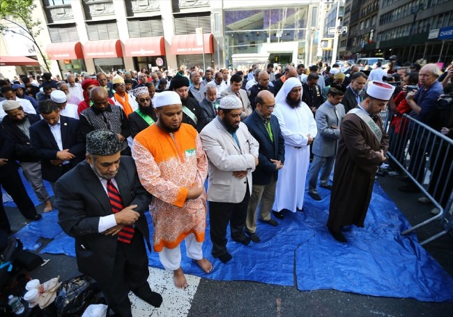 New York sokaklarında 'Allah ve ülke için' yürüyüşü 12