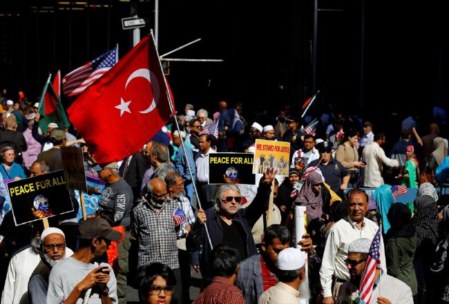 New York sokaklarında 'Allah ve ülke için' yürüyüşü 13