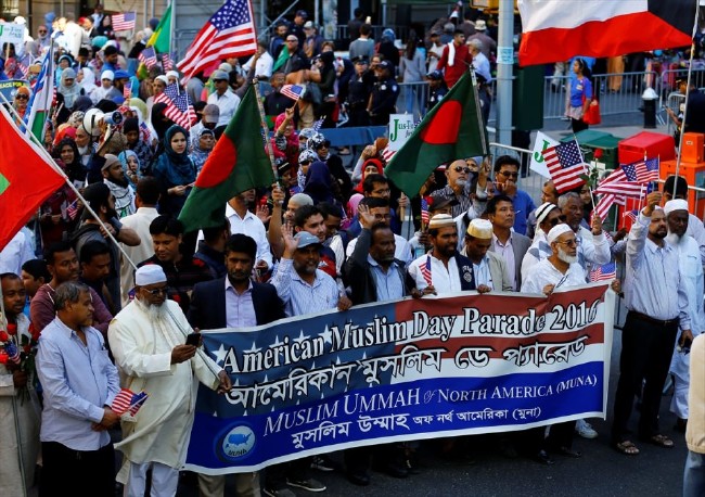 New York sokaklarında 'Allah ve ülke için' yürüyüşü 14