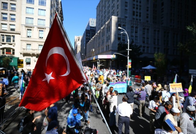 New York sokaklarında 'Allah ve ülke için' yürüyüşü 15