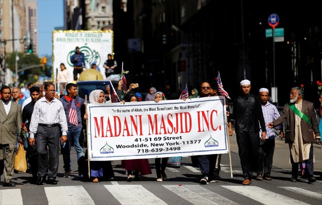 New York sokaklarında 'Allah ve ülke için' yürüyüşü 16