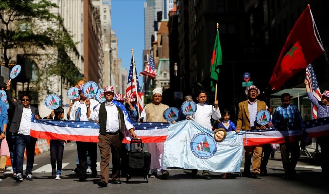 New York sokaklarında 'Allah ve ülke için' yürüyüşü 17