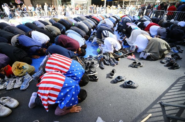 New York sokaklarında 'Allah ve ülke için' yürüyüşü 9