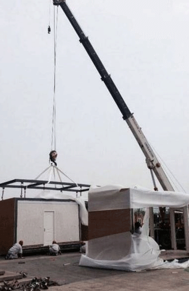 Bu evi 3 saatte inşa ettiler 2