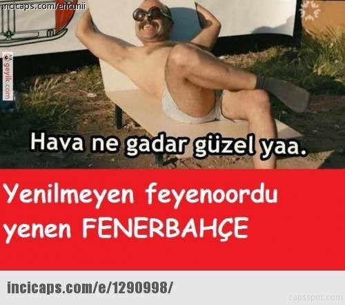 Fenerbahçe-Feyenoord maçı capsleri 8