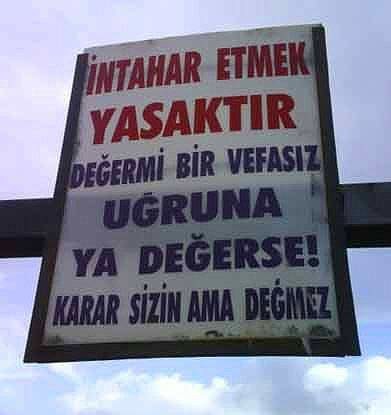 Yurdum insanından ibretlik yasaklar 1