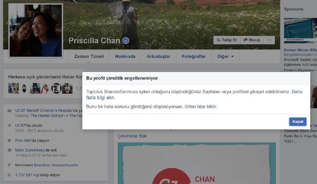 Facebook'ta engellenemeyen tek aile 3