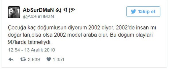 Gelmiş geçmiş en iyi tweetler 7