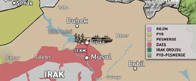 Musul harekatından ilk kareler 14
