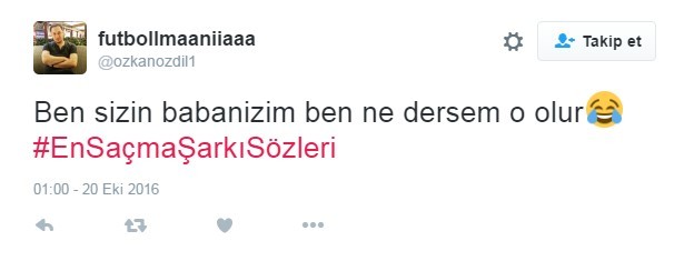 Bu şarkı sözleri Twitter'ı çileden çıkardı 13