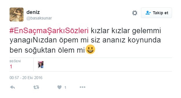 Bu şarkı sözleri Twitter'ı çileden çıkardı 18