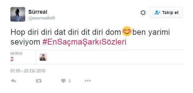 Bu şarkı sözleri Twitter'ı çileden çıkardı 28