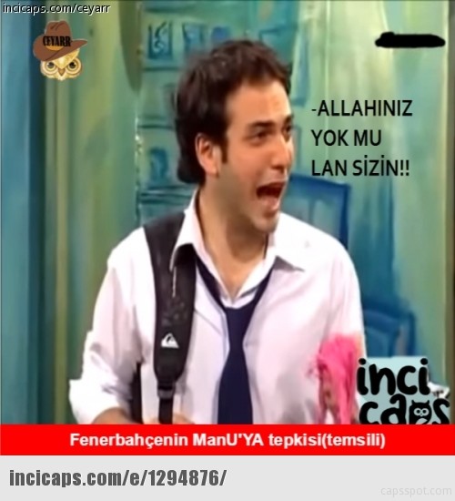 Manchester United - Fenerbahçe maçı capsleri 9