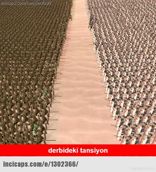 Fenerbahçe (2-0) Galatasaray derbi capsleri! 17