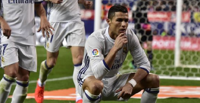 Ronaldo'nun gol sevinci alay konusu oldu 1