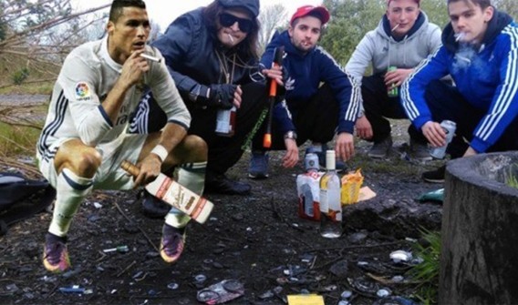 Ronaldo'nun gol sevinci alay konusu oldu 10