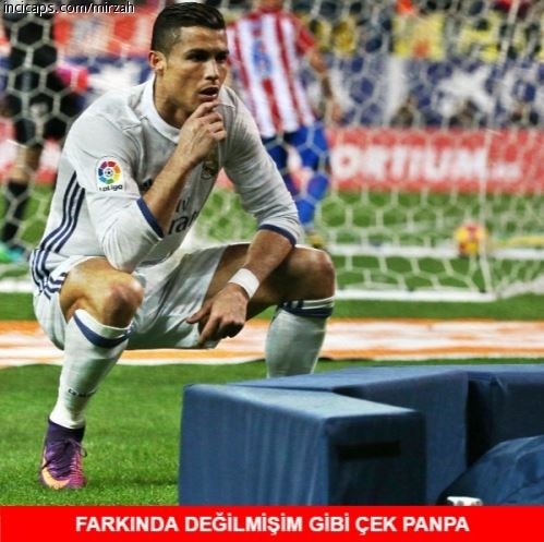 Ronaldo'nun gol sevinci alay konusu oldu 2