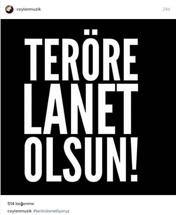 Beşiktaş'taki alçak saldırıya ünlülerin tepkileri 11