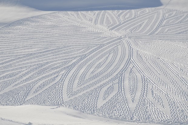 Karın üzerinde muhteşem eserler 10