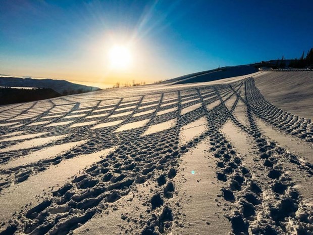 Karın üzerinde muhteşem eserler 16