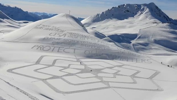 Karın üzerinde muhteşem eserler 17