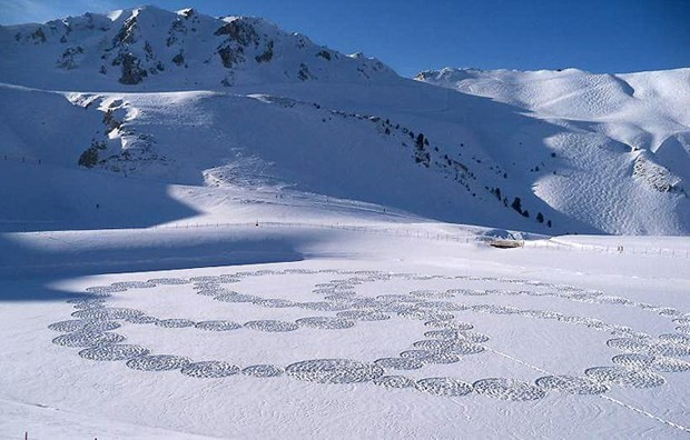 Karın üzerinde muhteşem eserler 23