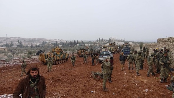 Türk ordusu El Bab’da Akil Dağı ve Hastane bölgesinde ilerliyor 12