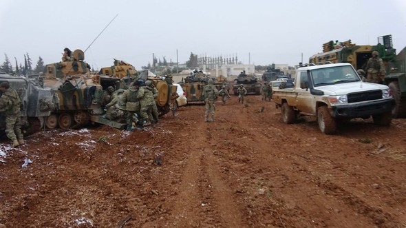 Türk ordusu El Bab’da Akil Dağı ve Hastane bölgesinde ilerliyor 14