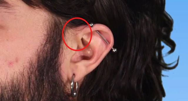 İnsan kulağının üzerinde yer alan delik nedir? 5