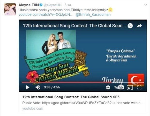 Aleyna Tilki yurtdışında yarışıyor 2