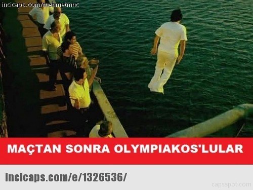 Beşiktaş - Olympiakos maçı capslari 2