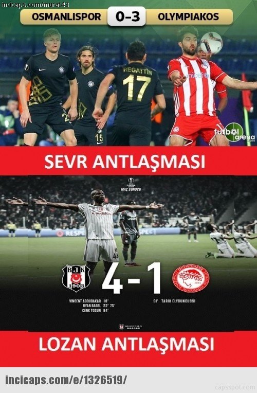 Beşiktaş - Olympiakos maçı capslari 26